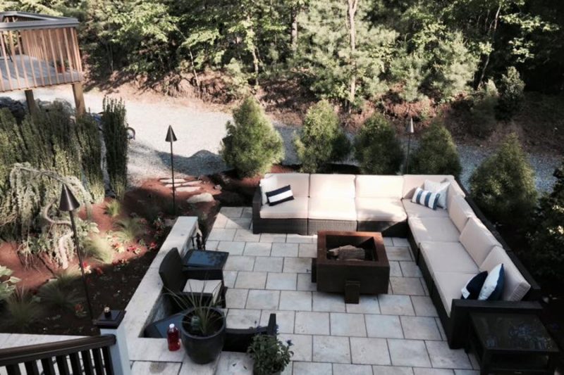 Paver patio installation Massachusetts