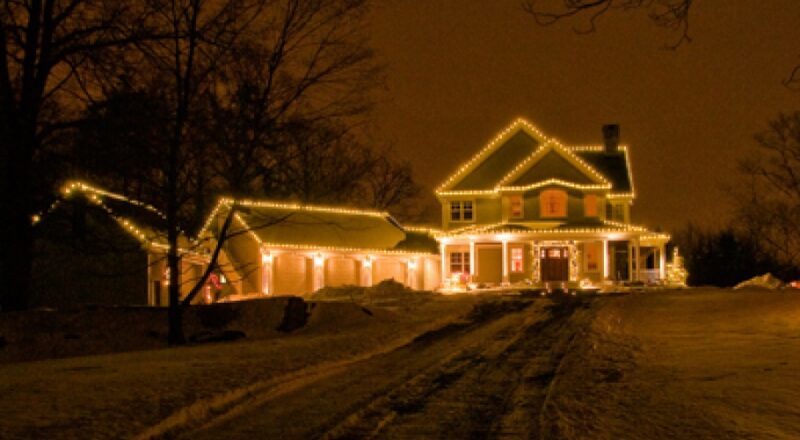 Outdoor lighting installation by The Veron Company