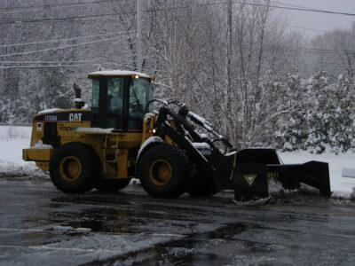 Commercial snow plowing Massachusetts